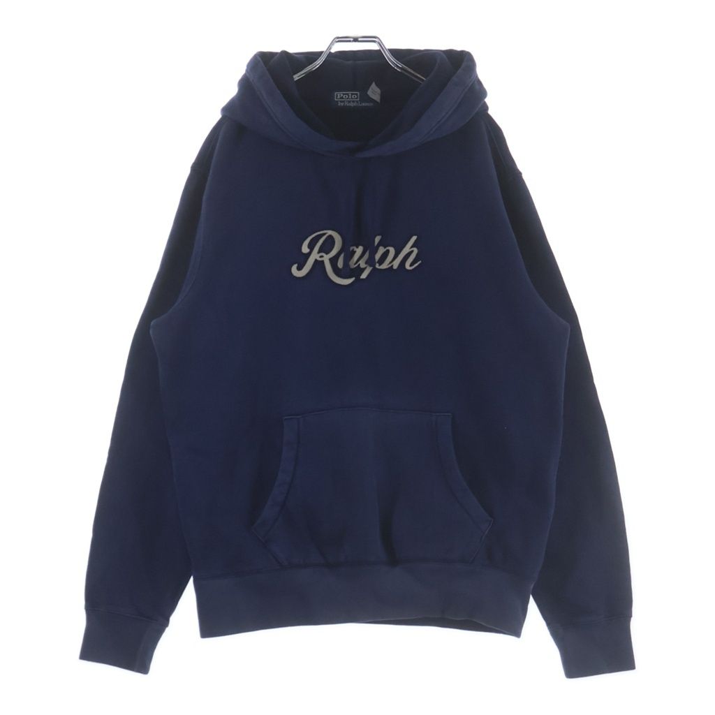 POLO RALPH LAUREN (ポロラルフローレン) フロントロゴフーディー パーカー ネイビー #M