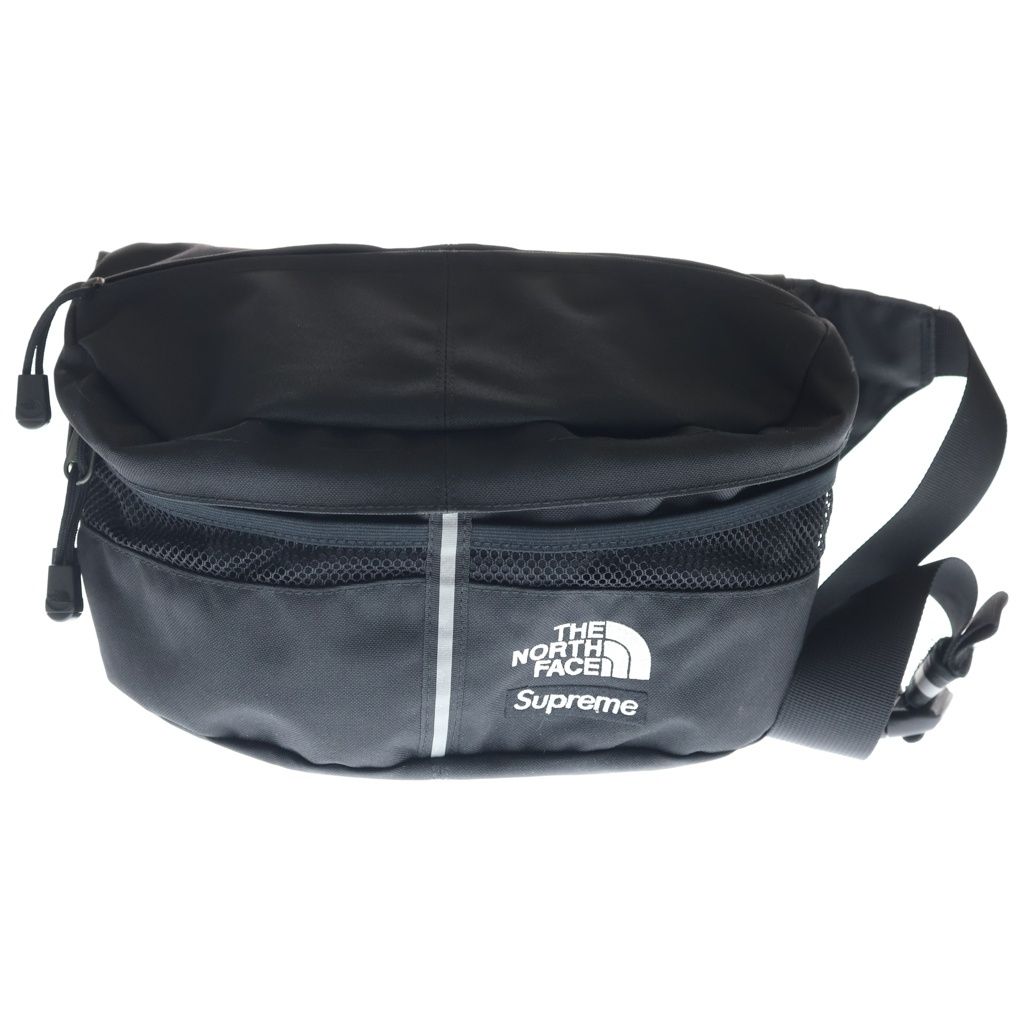 SUPREME (シュプリーム) 24SS ×THE NORTH FACE Split Waist Bag ノースフェイス スプリット ウェストバッグ ブラック NM72400I