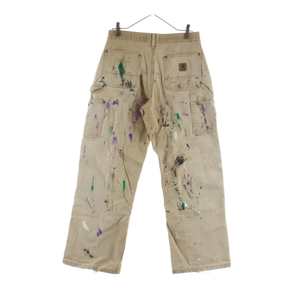 CARHARTT (カーハート) 90-00s Loose Original Double Knee Pant ダックペインター ダブルニー デニム パンツ ブラウン