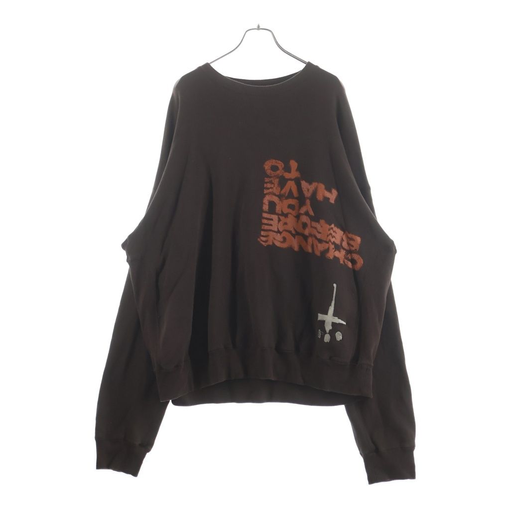 cvtvlist YOU HAVE TO CREWNECK トレーナー cvtvlist (カタリスト) YOU HAVE TO CREWNECK フロントロゴ刺繍 両面