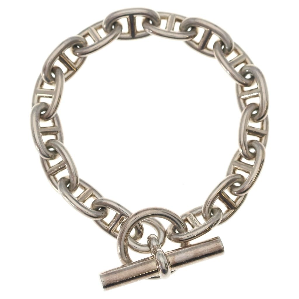 HERMES (エルメス) シェーヌダンクルMM 16コマ Ag925 シルバー アクセサリー