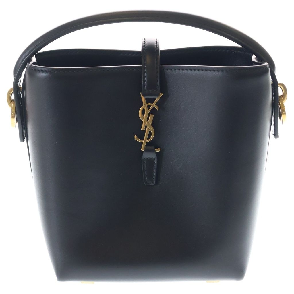 SAINT LAURENT PARIS (サンローランパリ) Le37 ショルダーバッグ ハンドバッグ 2WAYバッグ ブラック レザー ゴールド金具 109,725円