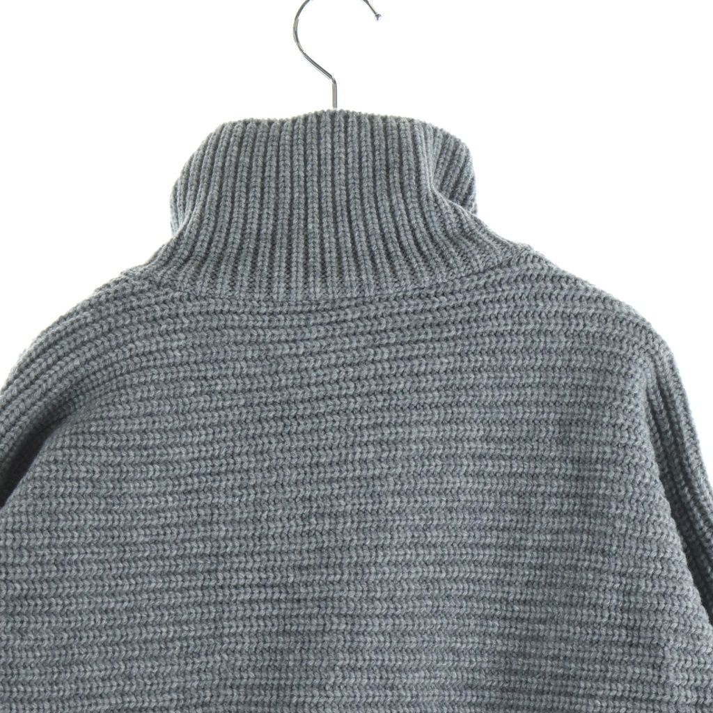 sacai サカイ 21SS ドッキングジャケット グレー サイズ1 Sacai (サカイ) 17AW ドッキング ニット ボンバー ジャケット グレー