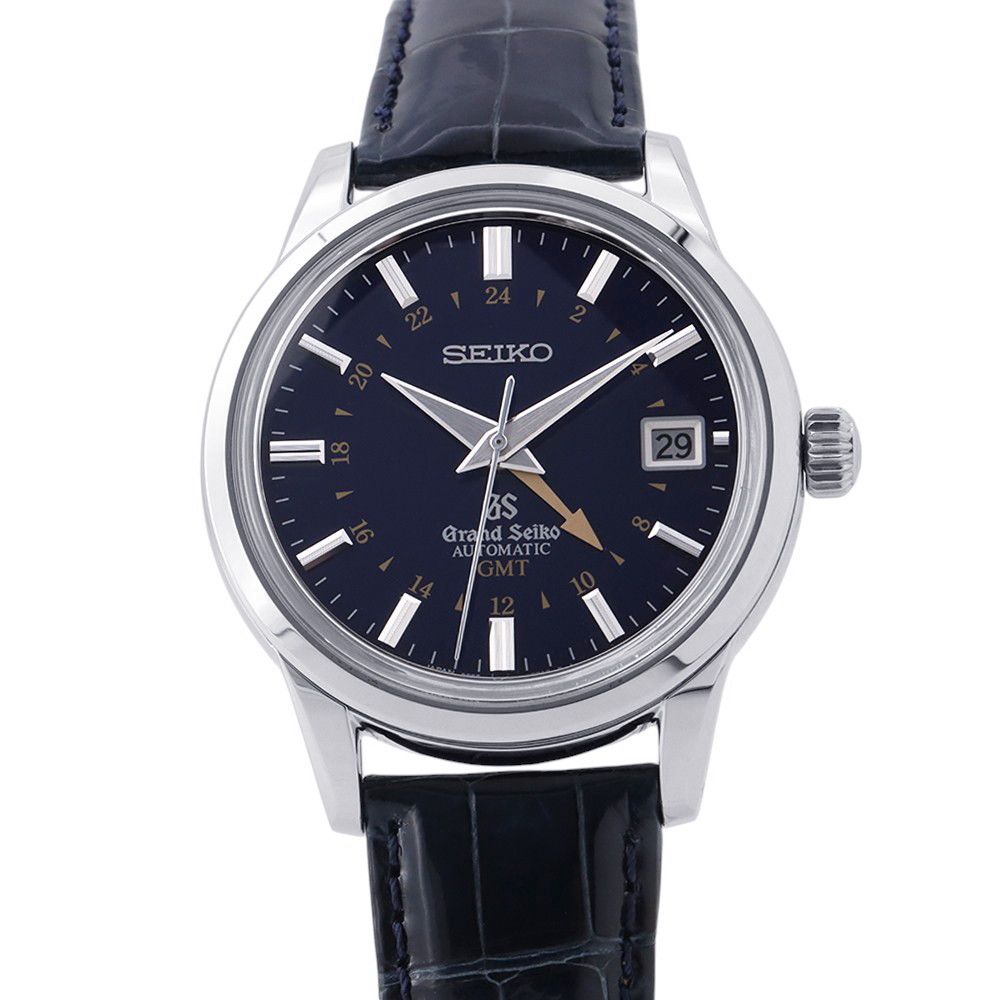 セイコー グランドセイコー GMT 10周年記念 1000本限定 SBGM031 SEIKO 腕時計 ネイビー文字盤