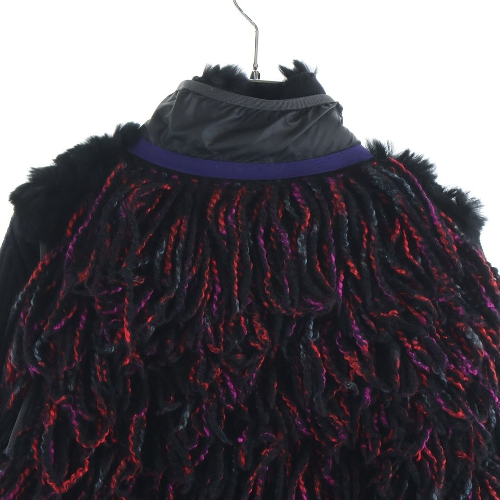Sacai (サカイ) ドッキング ニット ジップアップ ジャケット マルチ 11