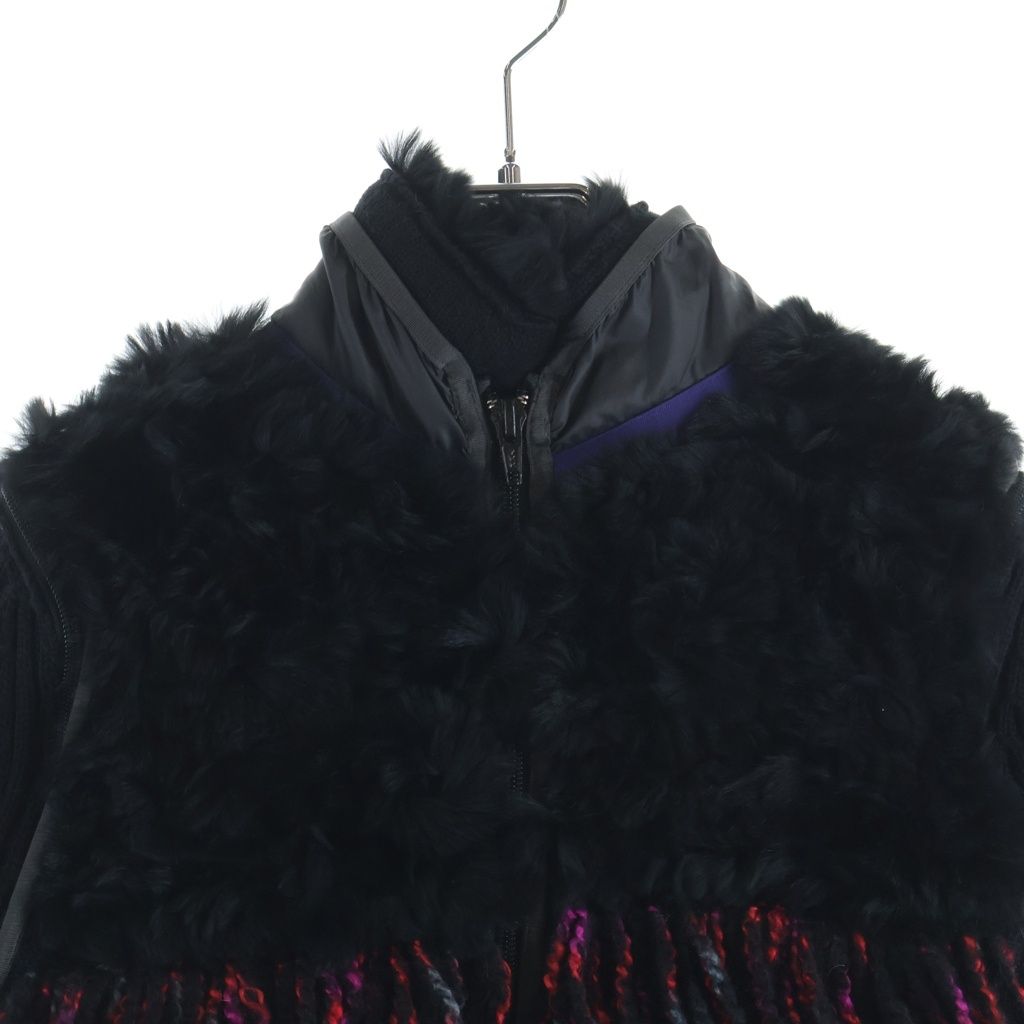 Sacai (サカイ) ドッキング ニット ジップアップ ジャケット マルチ 11