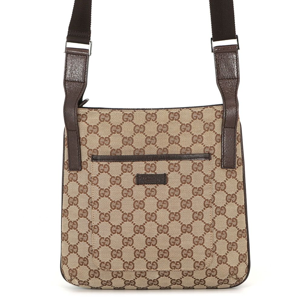 グッチ ショルダーバッグ GGキャンバス/レザー 122793 GUCCI バッグ