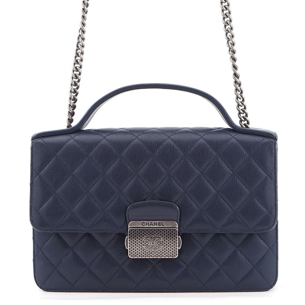 シャネル チェーンショルダーバッグ CCユニバーシティ マトラッセ レザー A93537 CHANEL 2way