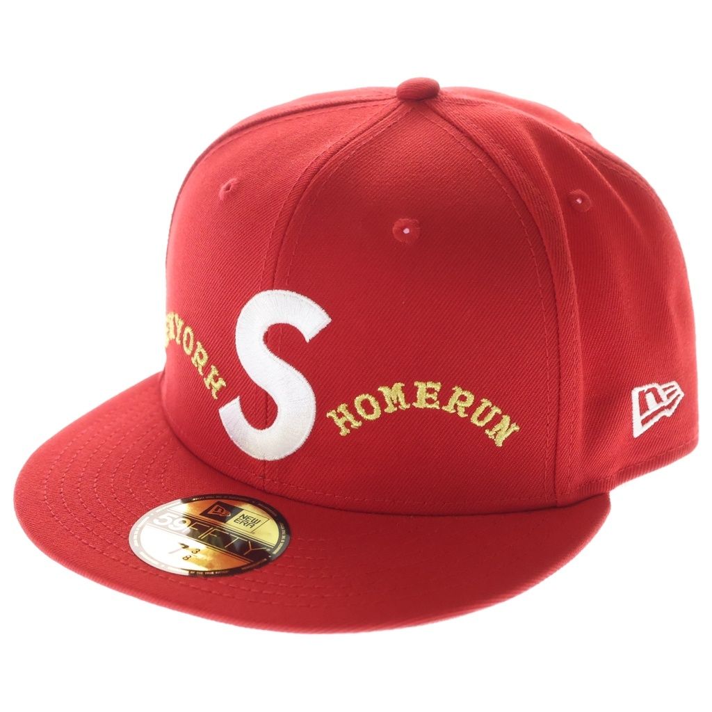 SUPREME (シュプリーム) 25SS ×NEW ERA Homerun S Logo Baseball Cap ニューエラ ホームランSロゴ ベースボールキャップ レッド