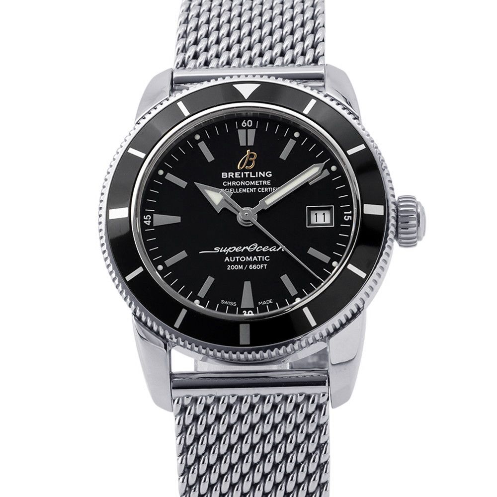 ブライトリング スーパーオーシャン ヘリテージ 42 A17321 BREITLING 腕時計 黒文字盤