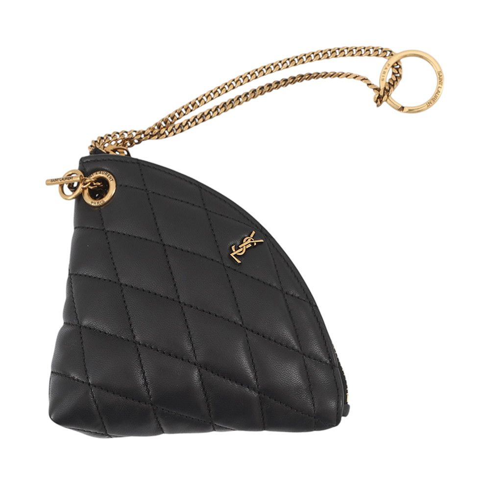 サンローランパリ コインケース サド ラムスキン 802198 SAINT LAURENT PARIS 財布 黒