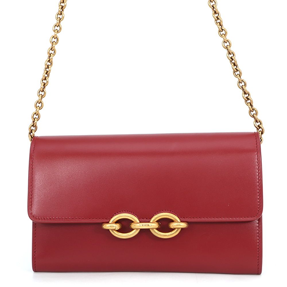 サンローランパリ チェーンショルダーウォレット ル・マイヨン カーフスキン 696608 SAINT LAURENT PARIS 財布