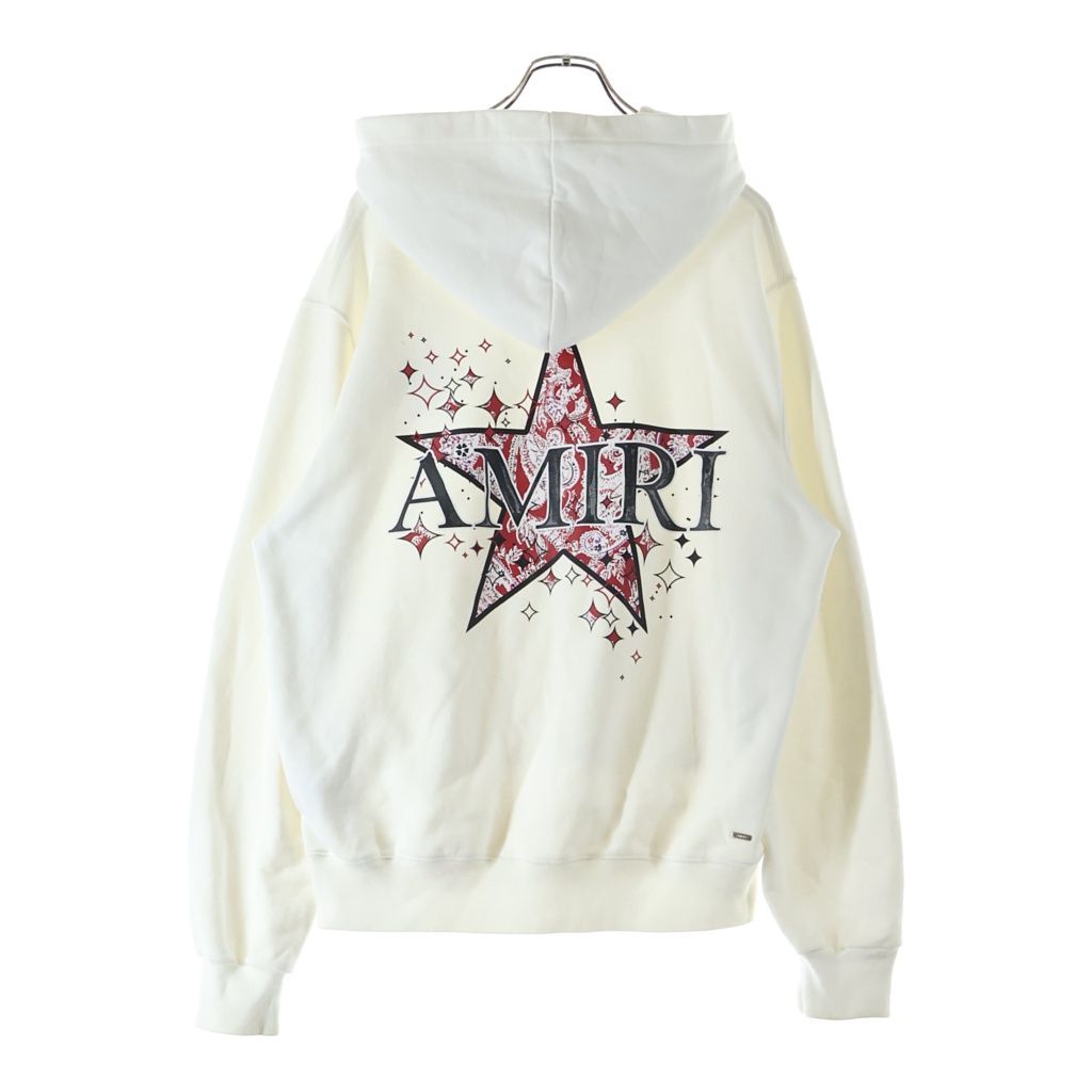 AMIRI (アミリ) ペイズリースタープリント プルオーバーフーディー 