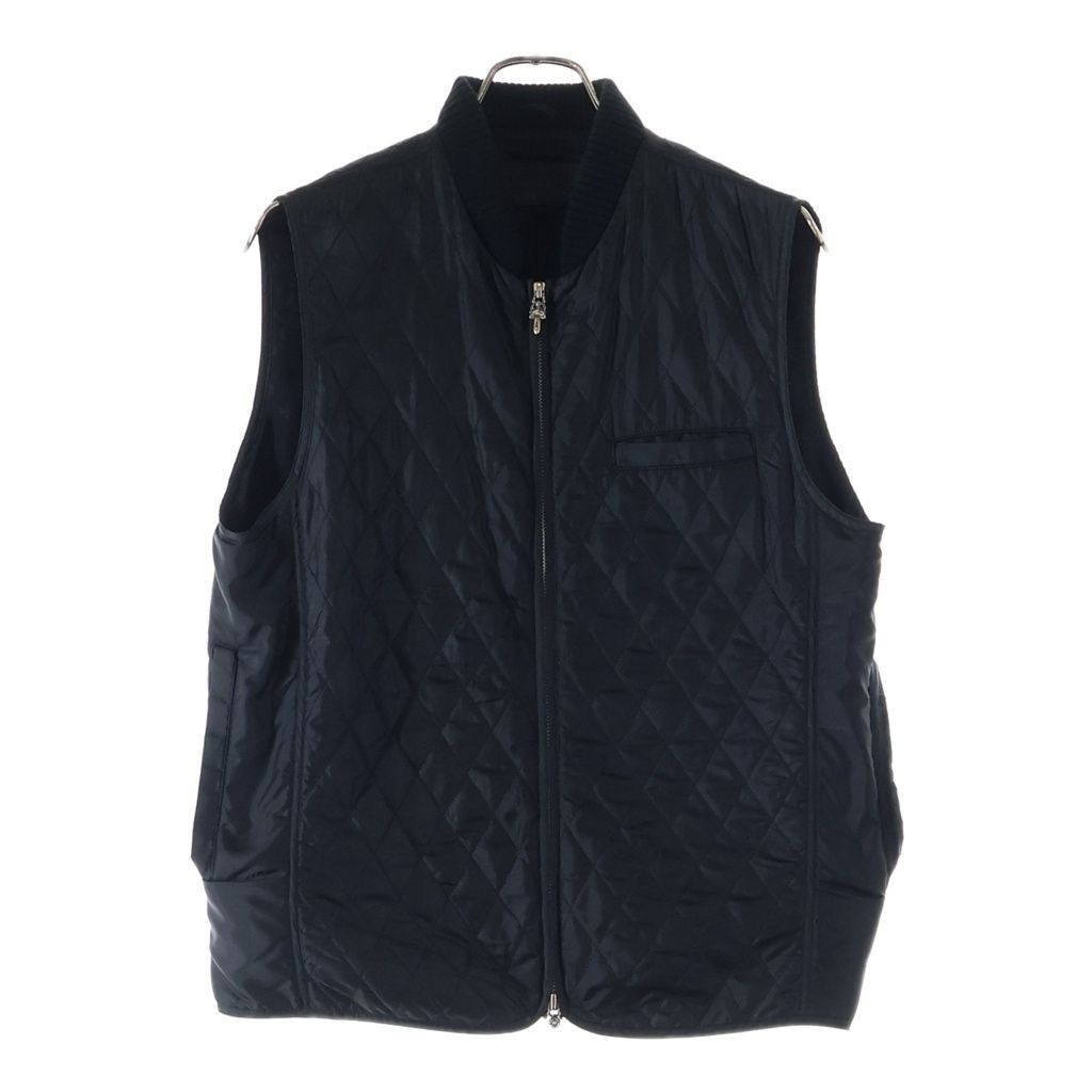 CHROME HEARTS (クロムハーツ) PAPA パパ バッククロスパッチキルティングベスト
