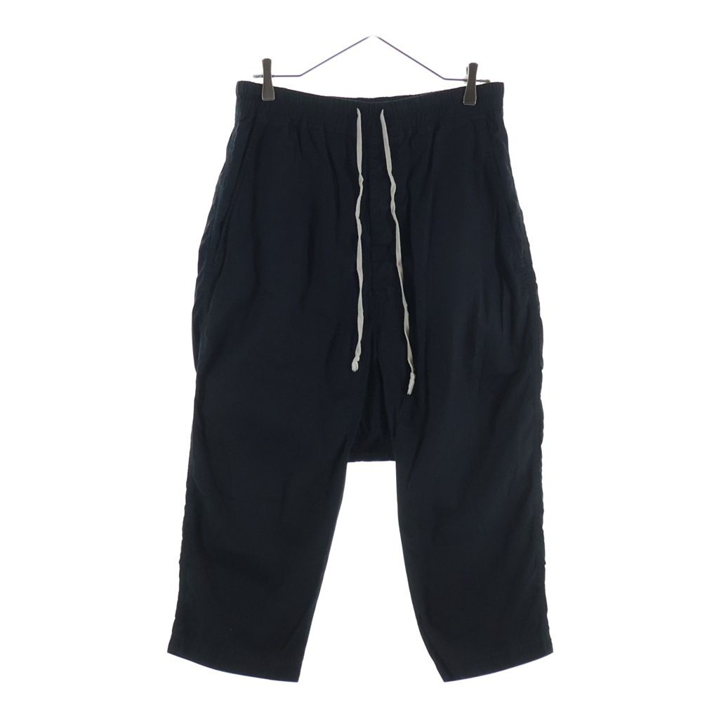 DRKSHDW (ダークシャドウ) 19SS Drawstring Cropped ドローストリング クロップドパンツ ブラック DU19S4373-CR