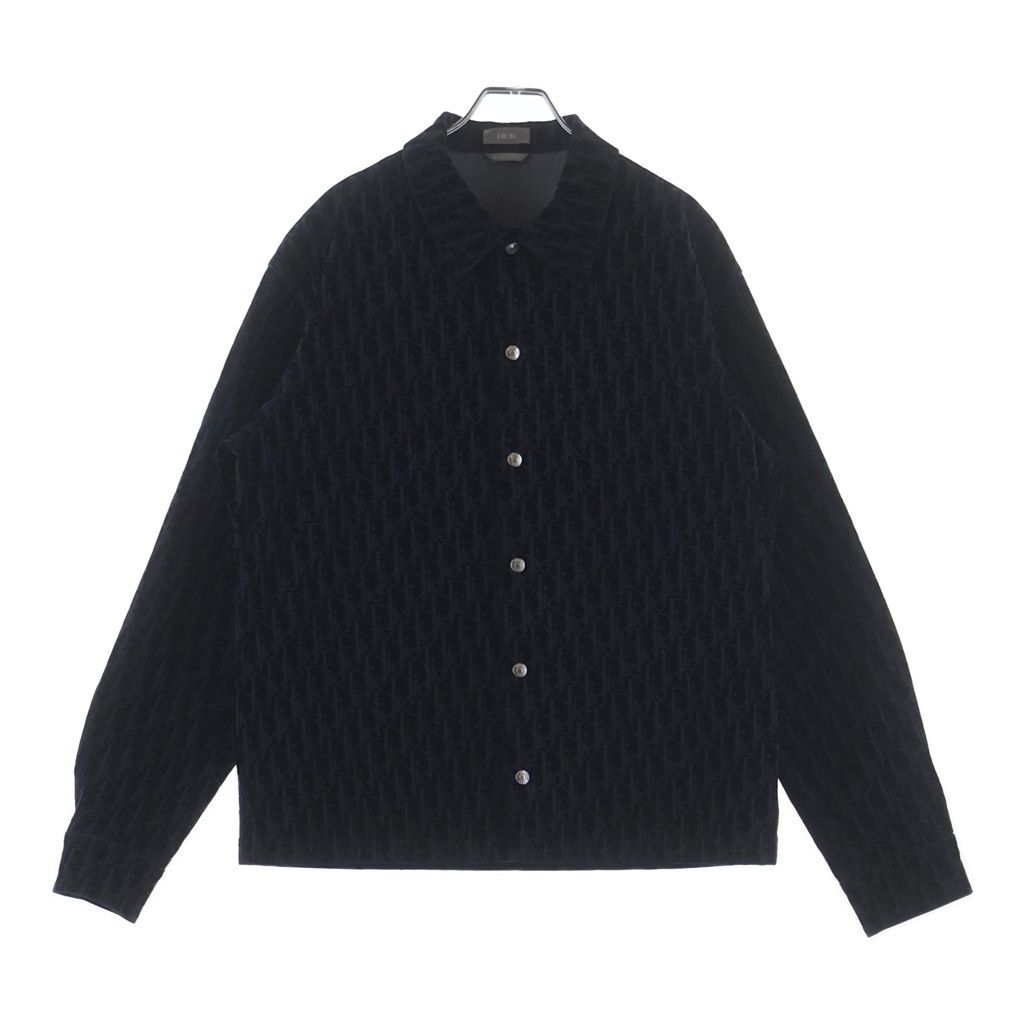 DIOR (ディオール) オブリークオーバーデニムシャツ ジャケット ネイビー #44 033D490M321X