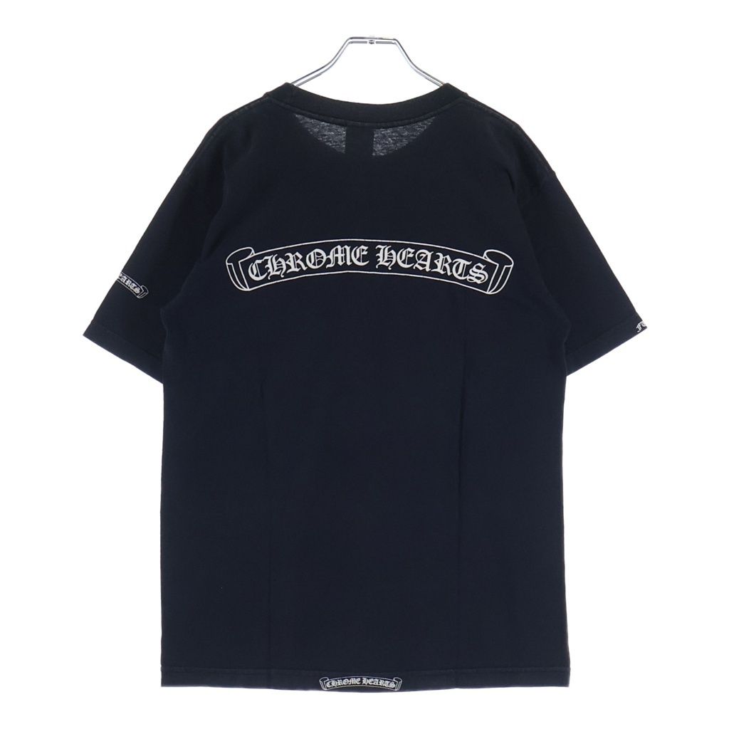 CHROME HEARTS (クロムハーツ) OLD S/S TEE オールド バックスクロールラベルプリント半袖Tシャツカットソー