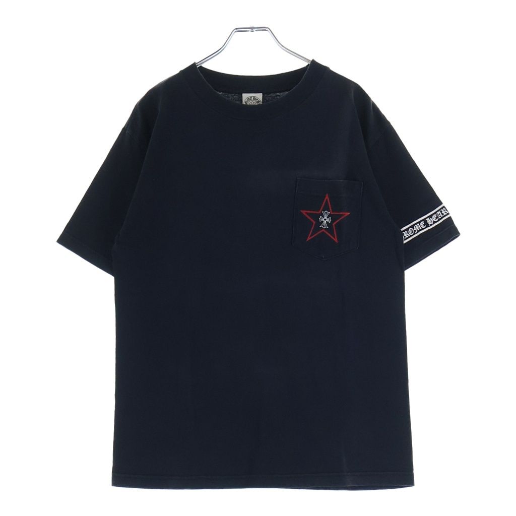 CHROME HEARTS (クロムハーツ) OLD S/S TEE オールド CHクロススタープリント 半袖Tシャツカットソー
