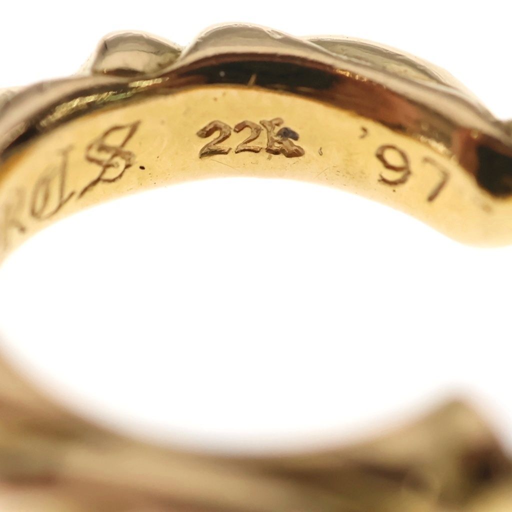 CHROME HEARTS (クロムハーツ) 22K HOOP SCROOL スクロール フープ