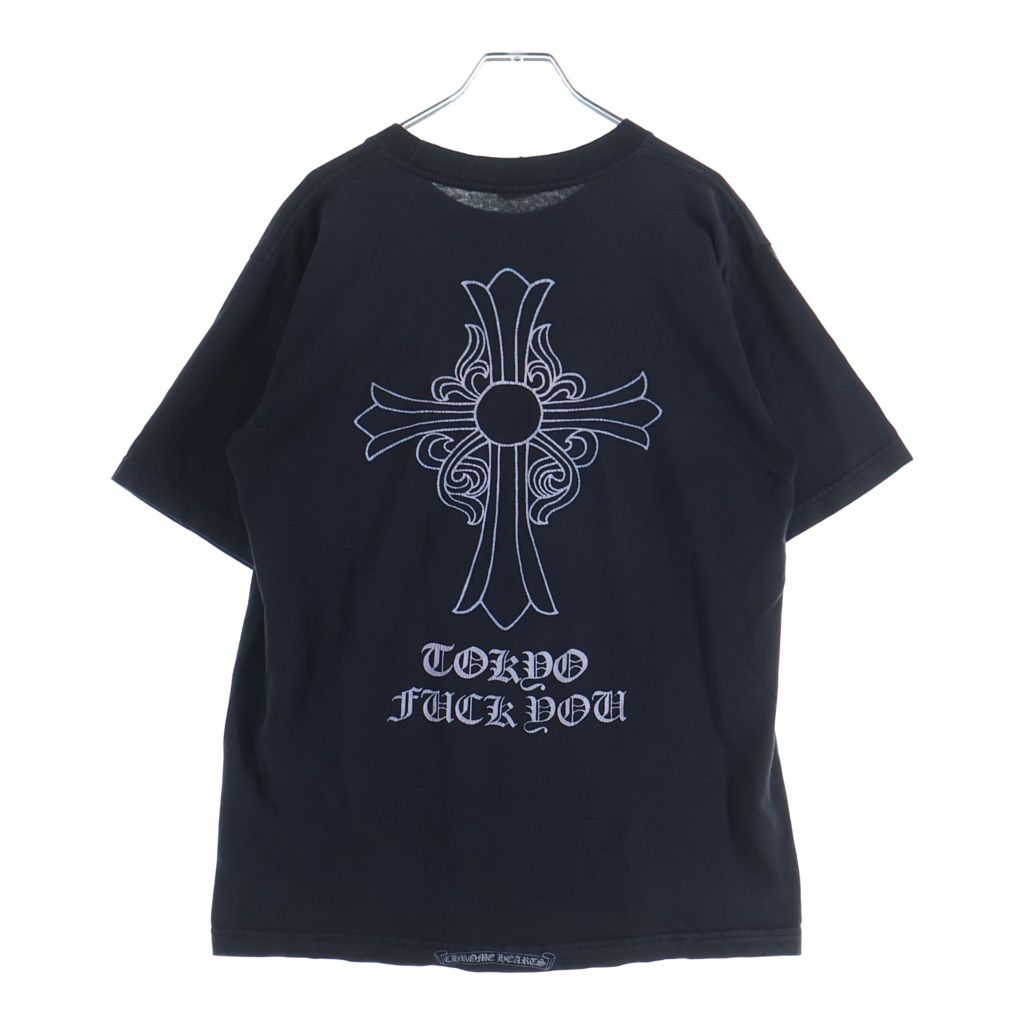 CHROME HEARTS (クロムハーツ) OLD S/S LTD オールド バックCHクロスプリント 東京限定 半袖Tシャツカットソー