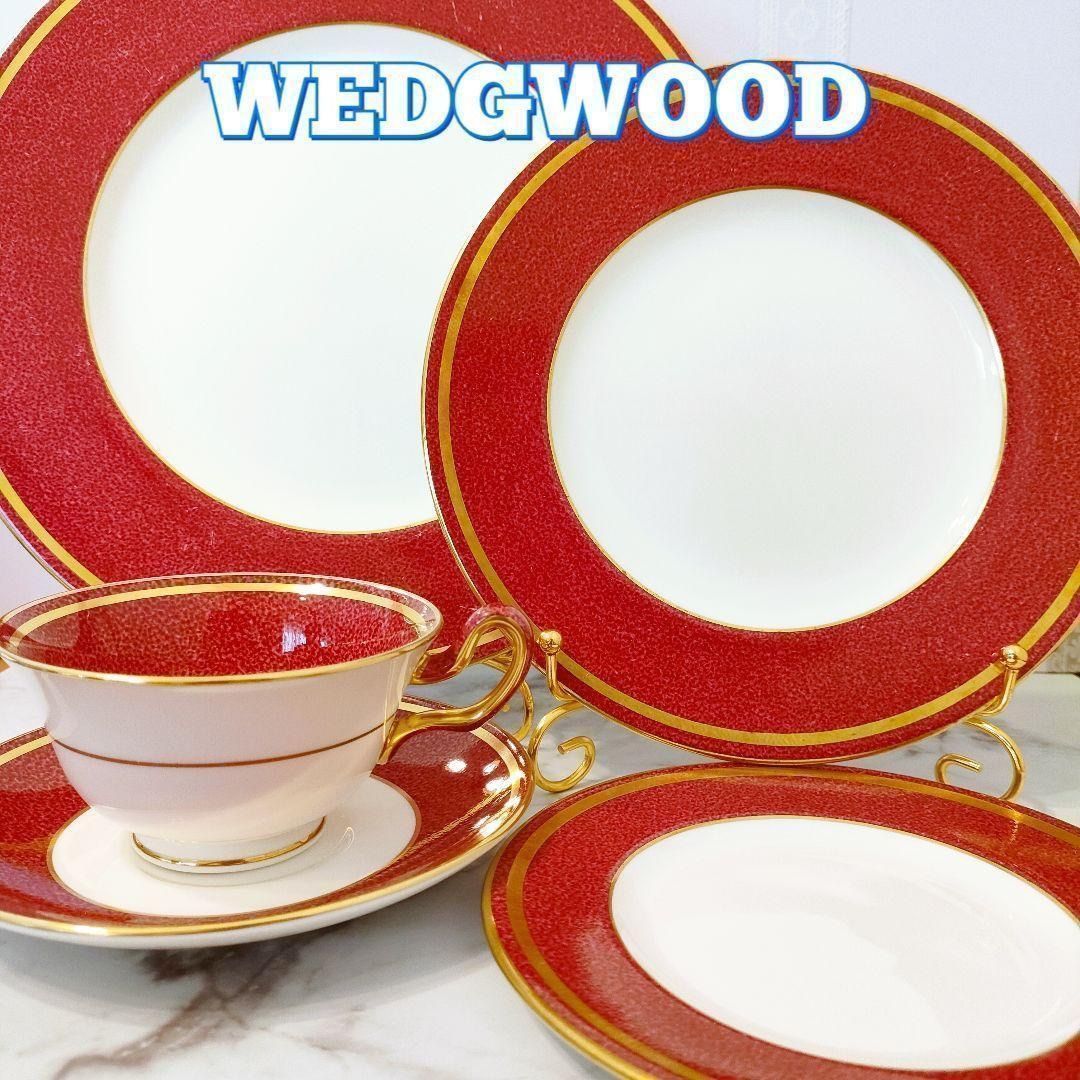 ウエッジウッド スウィンバーン 紅茶 皿 黒壺 ピオニーシェイプカップ 5P WEDGWOOD ティーセット プレート