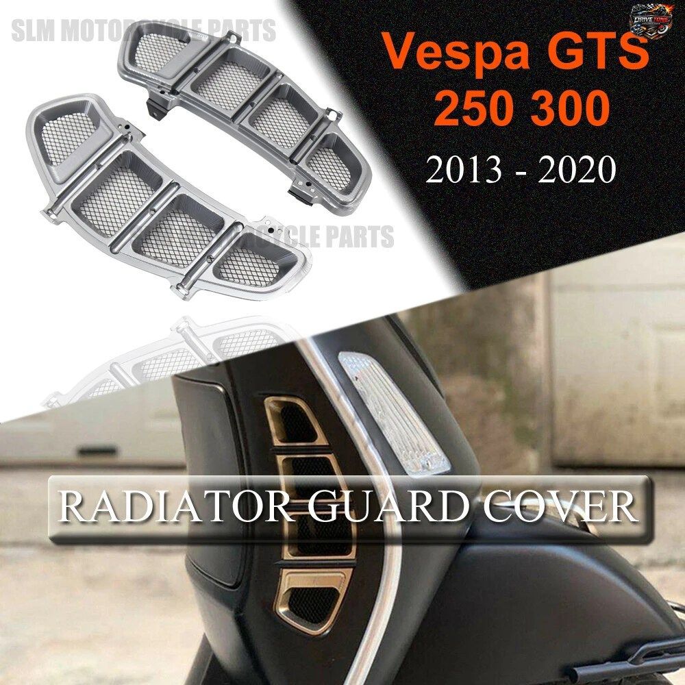 オートバイ用ラジエーターグリルガードカバーコンパートメントエアインレーダー（VESPA GTS 250 GTS250 GTS300 2013-2021用） - 24