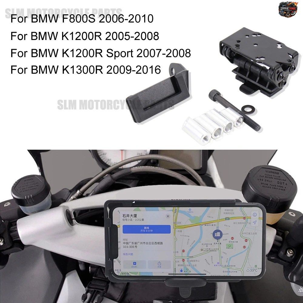 BMW K1300R 2009-2016用 オートバイ用携帯電話ホルダー GPSスタンドブラケット K 1300 R 2013 - 15-