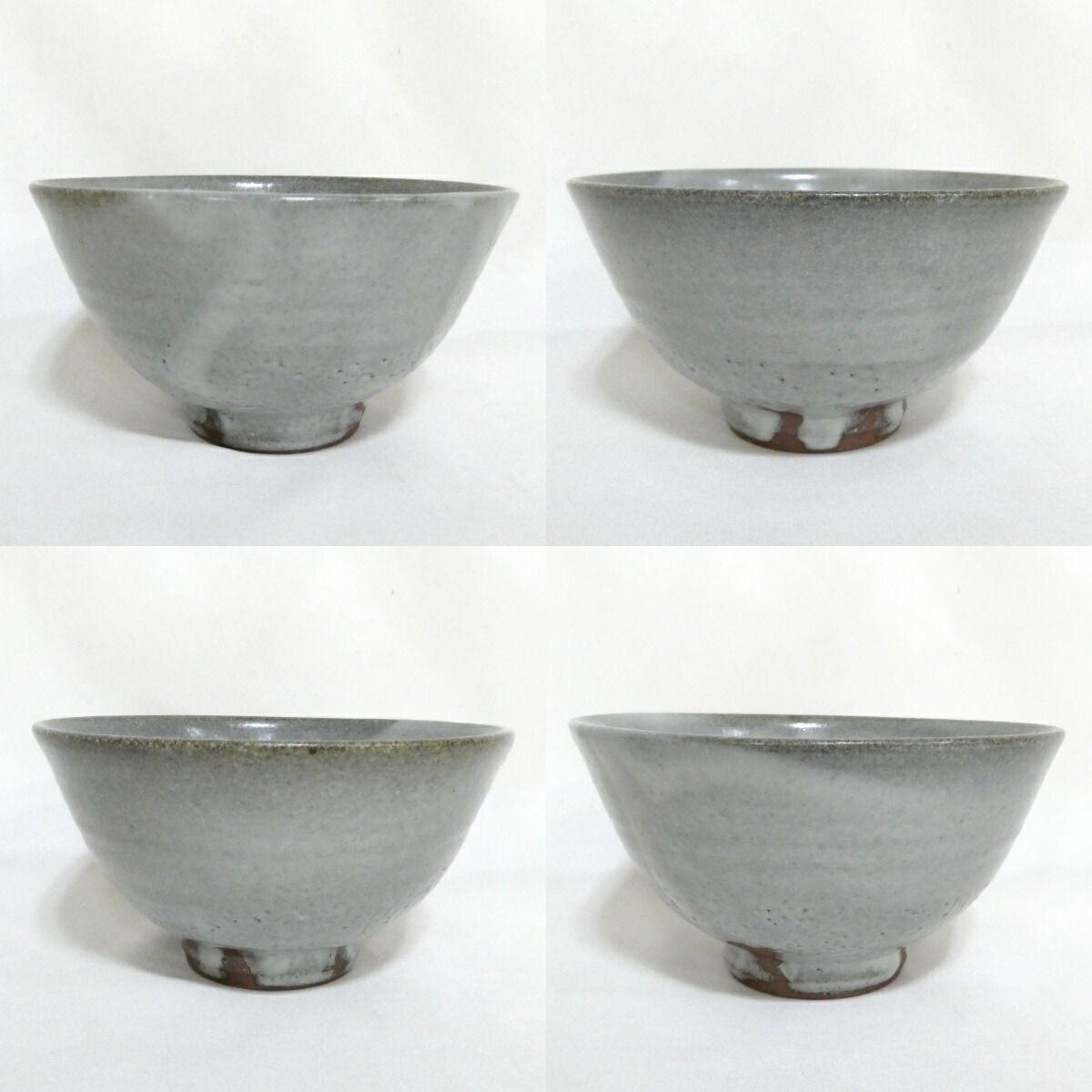 Ｔ８４８　茶碗　『白釉　茶碗』『神楽の窯　奥田康博 作』　共箱　抹茶碗　茶道具 六月の特売品】神楽の窯 奥田康博作 白釉茶碗 茶道具【中古 美品