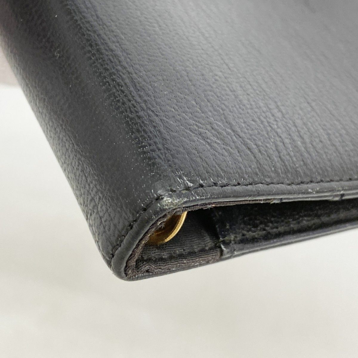 【6fa1251】シャネル 手帳カバー レザー ブラック ゴールド金具【中古】レディース 【6fa1251】シャネル 手帳カバー レザー ブラック ゴールド金具【中古】レディース