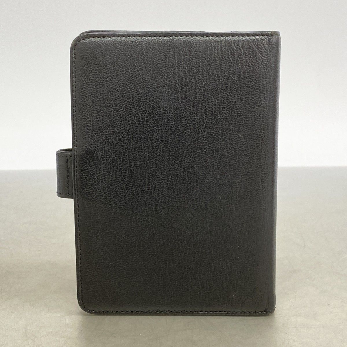 【6fa1251】シャネル 手帳カバー レザー ブラック ゴールド金具【中古】レディース 【6fa1251】シャネル 手帳カバー レザー ブラック ゴールド金具【中古】レディース
