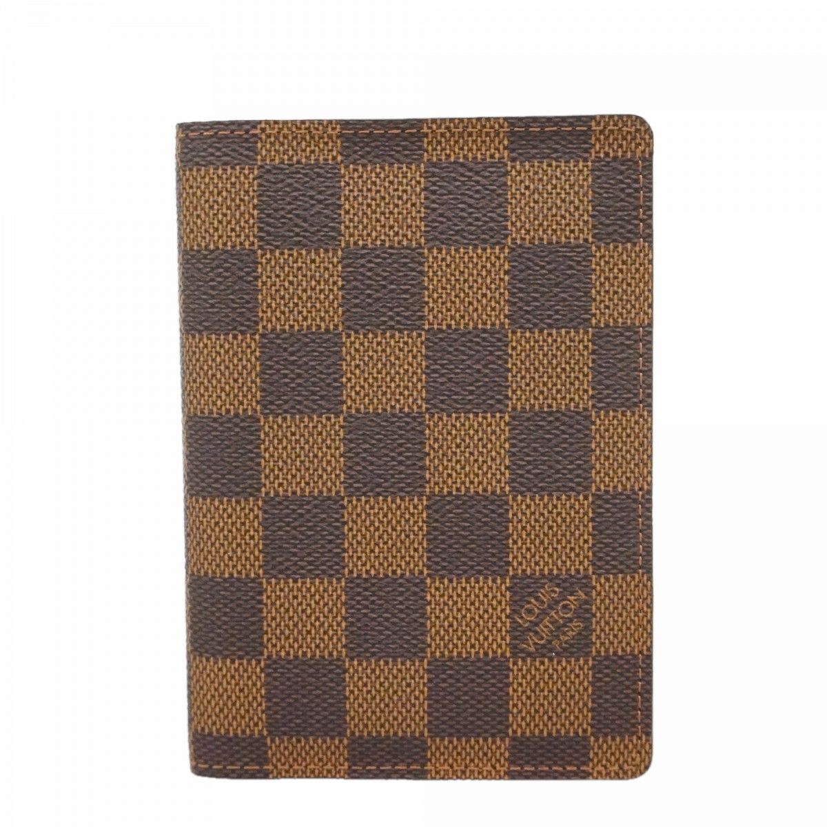 【6fb2205】ルイヴィトン パスポートケース ダミエ クーヴェルテュールパスポール N60189 エベヌ【中古】メンズ レディース ユニセックス