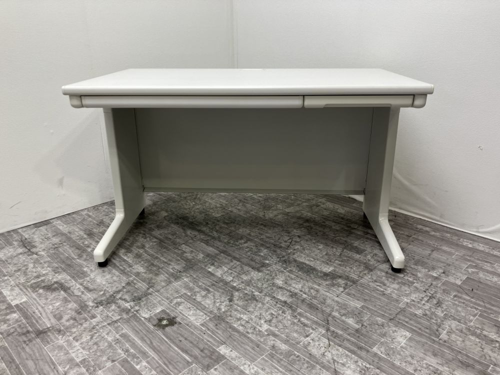 中古品】プラス 1200平デスク＋ワゴンセット ホワイト - メルカリ