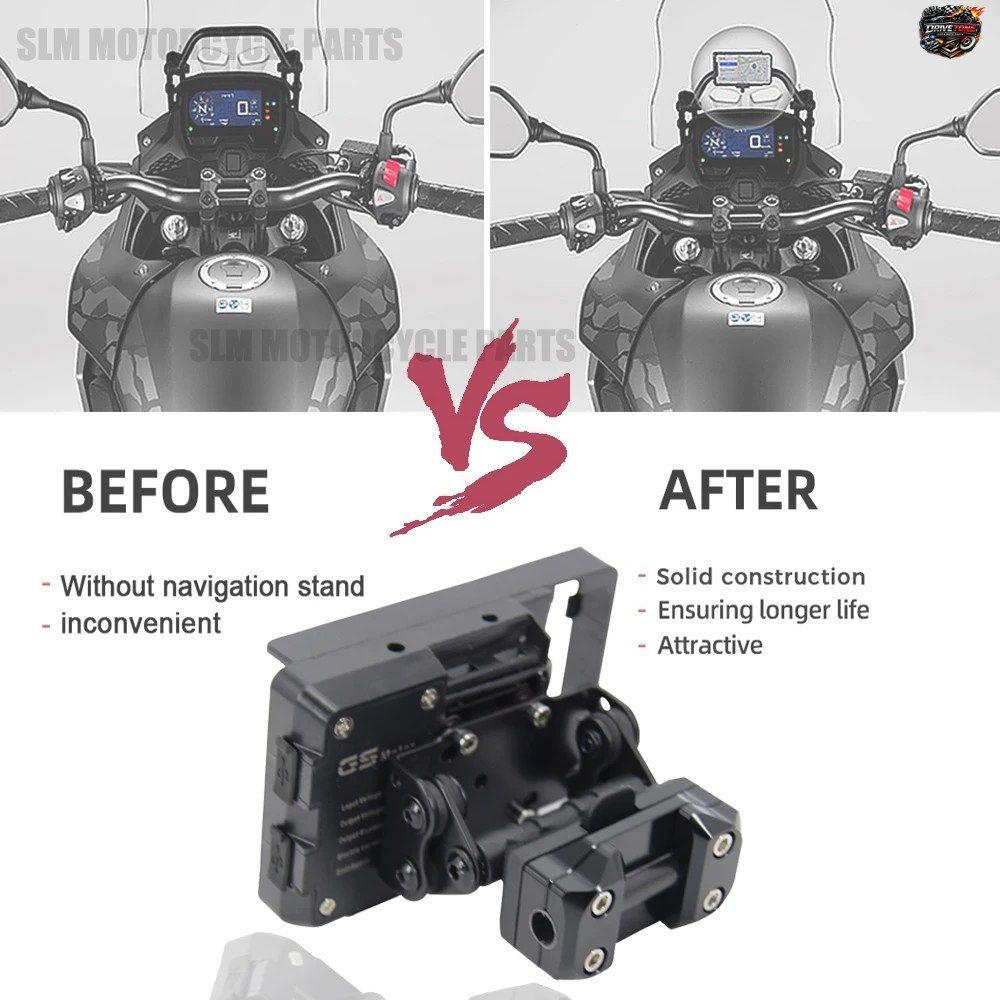 ホンダ CB500X X CB500 X 2018 2019 2020 用オートバイ用 GPS / スマートフォンナビゲーション GPS プレートブラケットアダプターホルダー