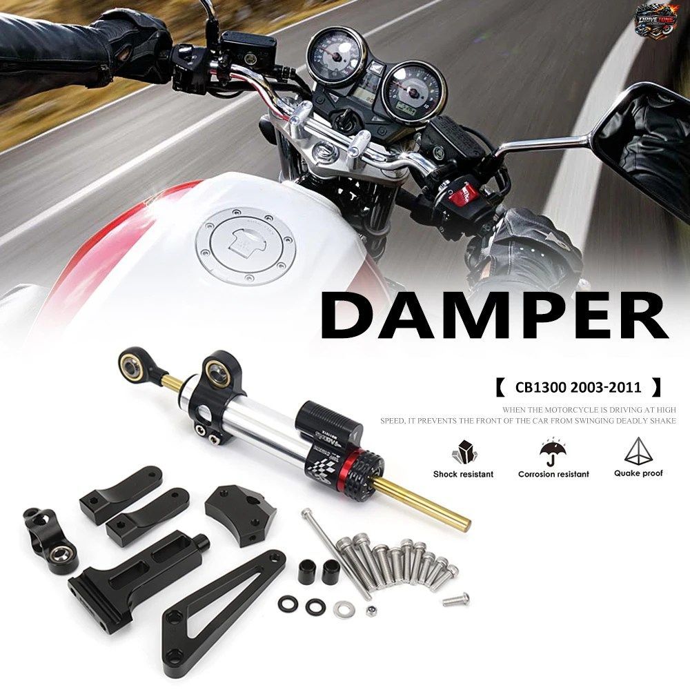 ホンダ CB1300 CB 1300 CB1300 2003-2011 2010 用 CNC アルミニウム製オートバイアクセサリー ダンパー ステアリング スタビライザー セー