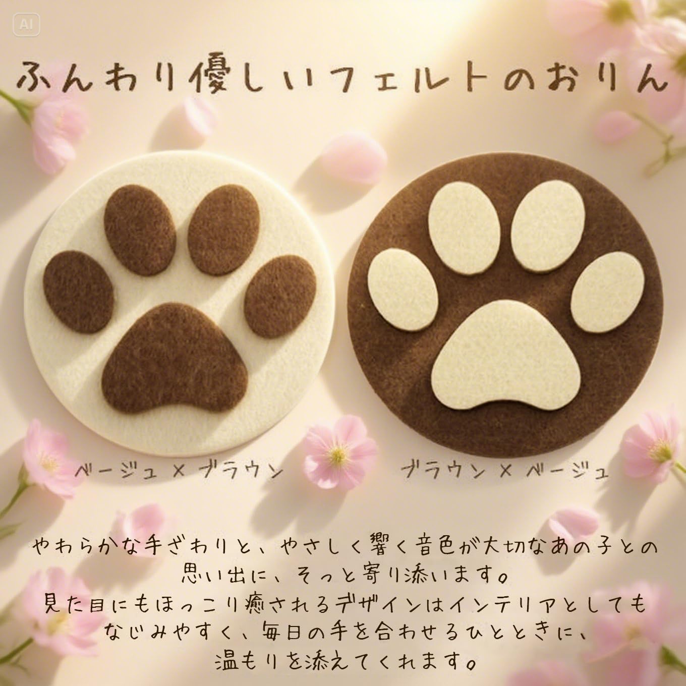 【人気商品】【ペット仏具セット 8点 パステルブルー】かわいいパステルカラー 肉球フェルトおりん付き 虹の橋りん棒 カラフルろうそく付属｜かわいいミニサイズ 仏具 花立・香炉・水入れ・供物皿・ろうそく立て・香炉灰セット（ペット供養専用）