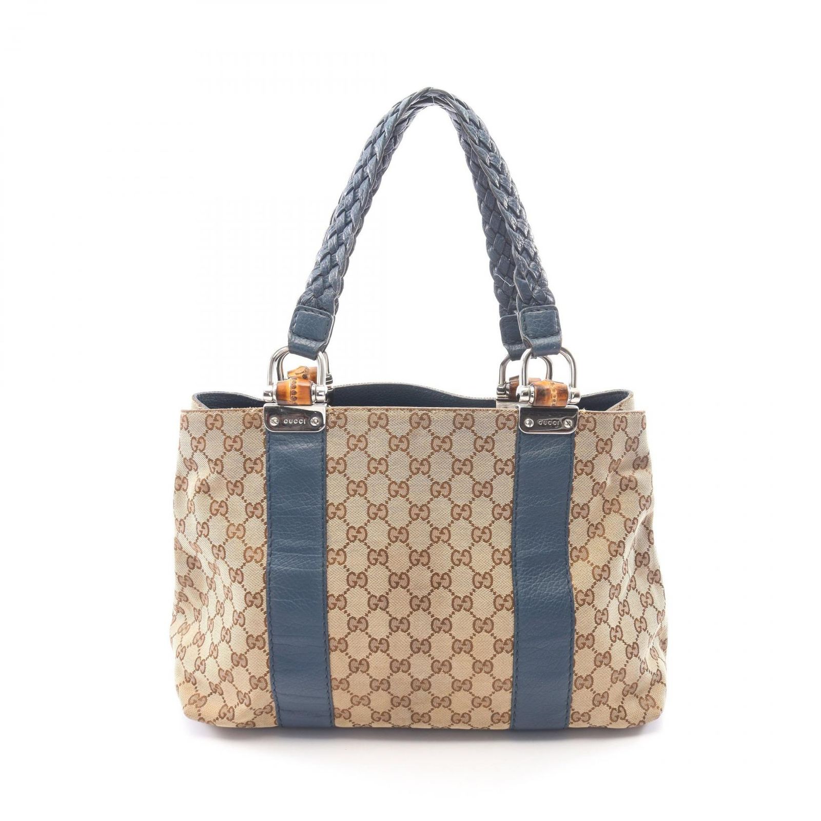 GUCCI グッチ バンブー GGキャンバス トートバッグ