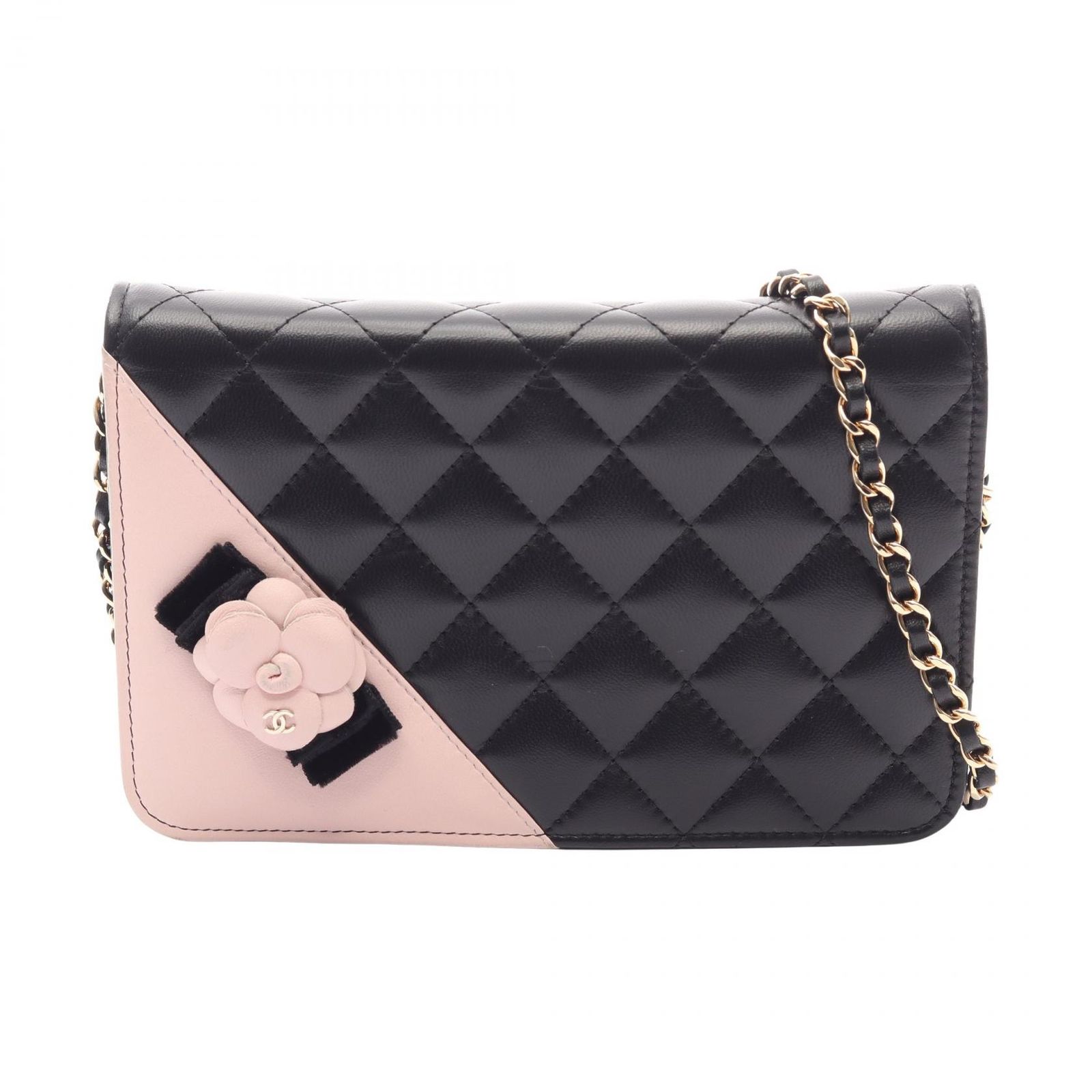 CHANEL シャネル マトラッセ カメリア ショルダーバッグ