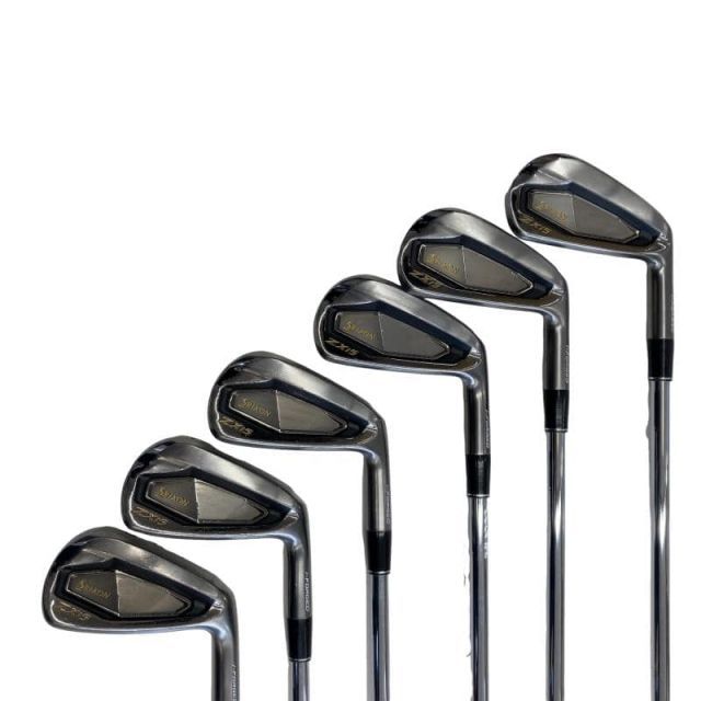 【中古】 ダンロップ SRIXON ZXi5 ブラック 6S アイアンセット IR Dynamic Gold MID 95 TOUR ISSUE (フレックスS) メンズ 男性用 右利き 右用 Cランク ゴルフクラブ