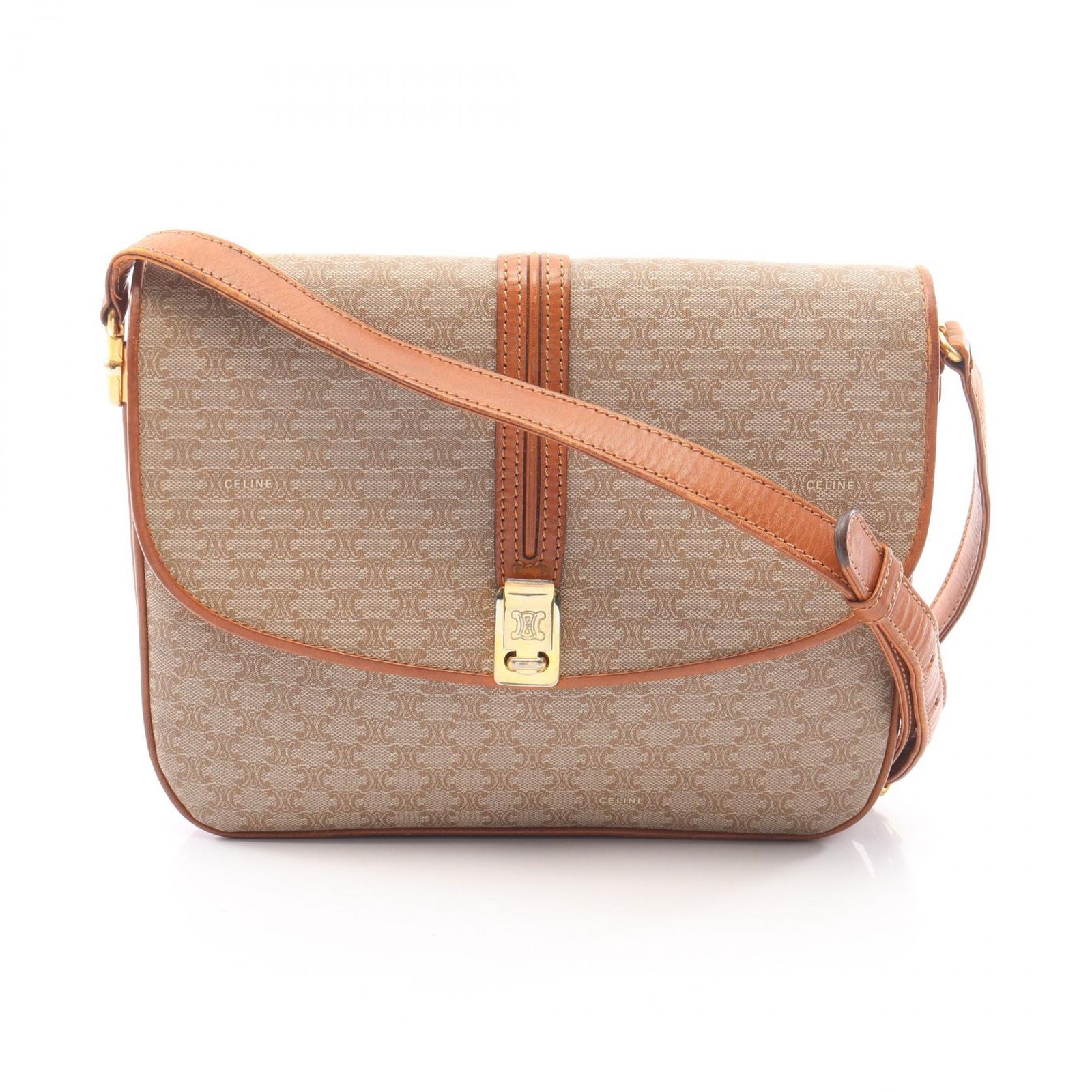 CELINE セリーヌ マカダム ショルダーバッグ
