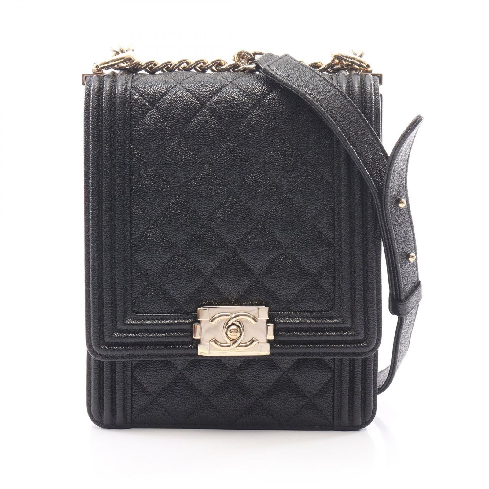 CHANEL シャネル ボーイシャネル マトラッセ ショルダーバッグ