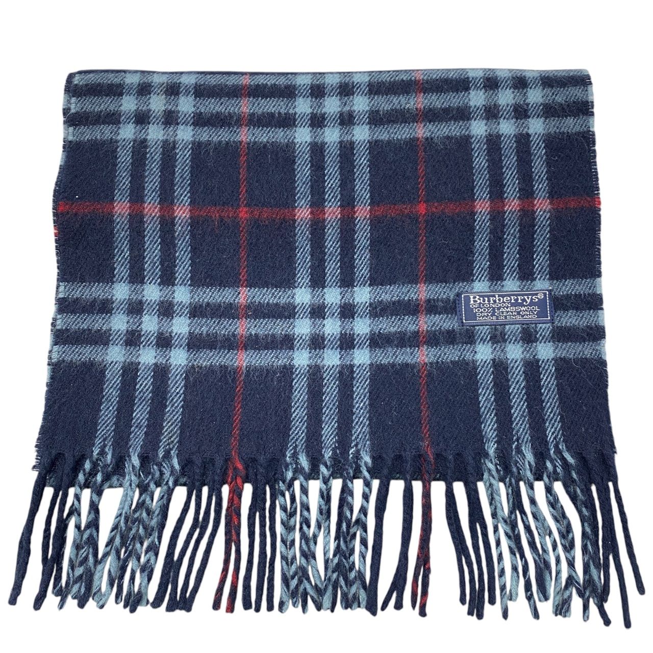 ☆バーバリー ロンドン マフラー ノバチェック柄 ラムウール BURBERRY LONDON