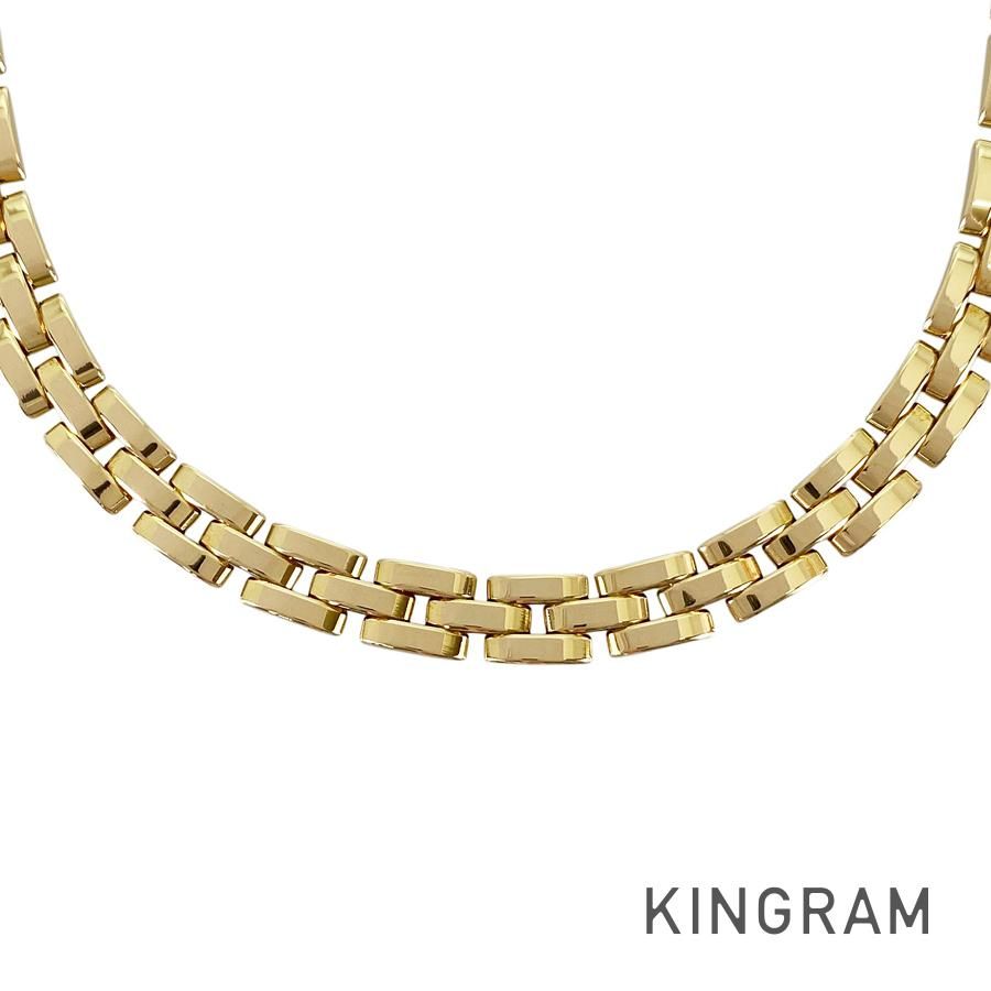 カルティエ Cartier マイヨン パンテール 3ロウ K18YG ネックレス sss【中古】