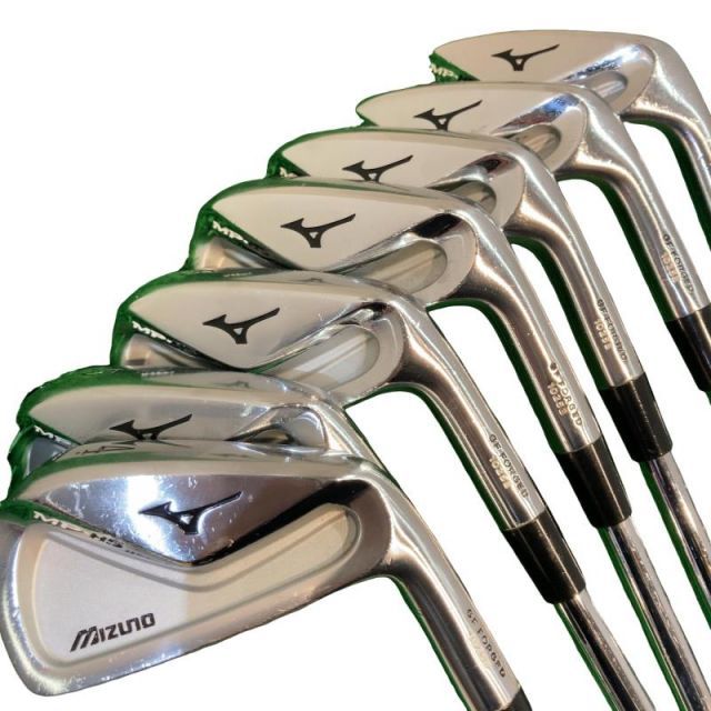 【中古】 ミズノ MP-H5 7S アイアンセット IR 純正特注シャフト (フレックスS) メンズ 男性用 右利き 右用 Cランク ゴルフクラブ