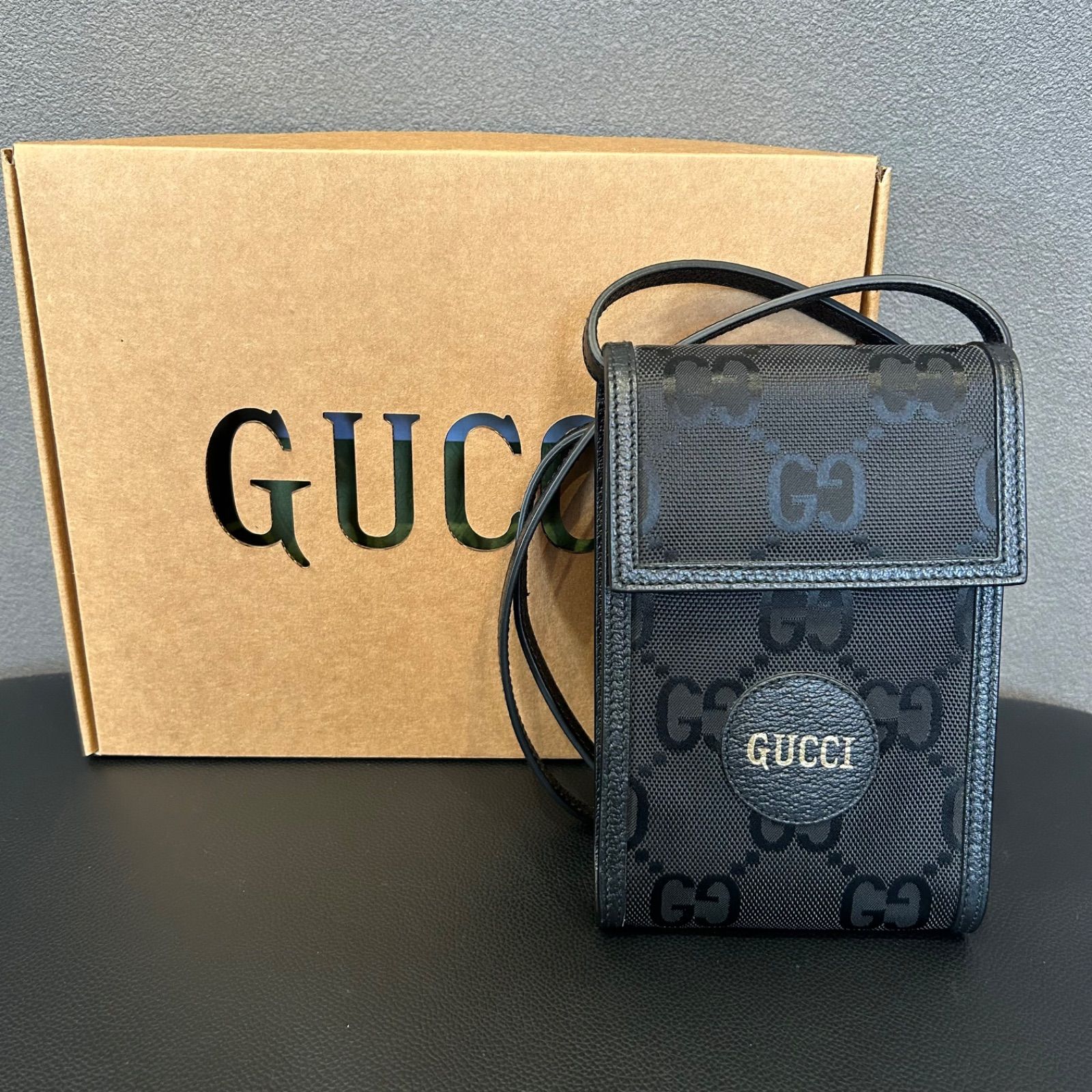 6/17まで出品　美品【GUCCI】グッチ『グッチ オフ ザ グリッド ミニバッグ』625599 メンズ ショルダーバッグ