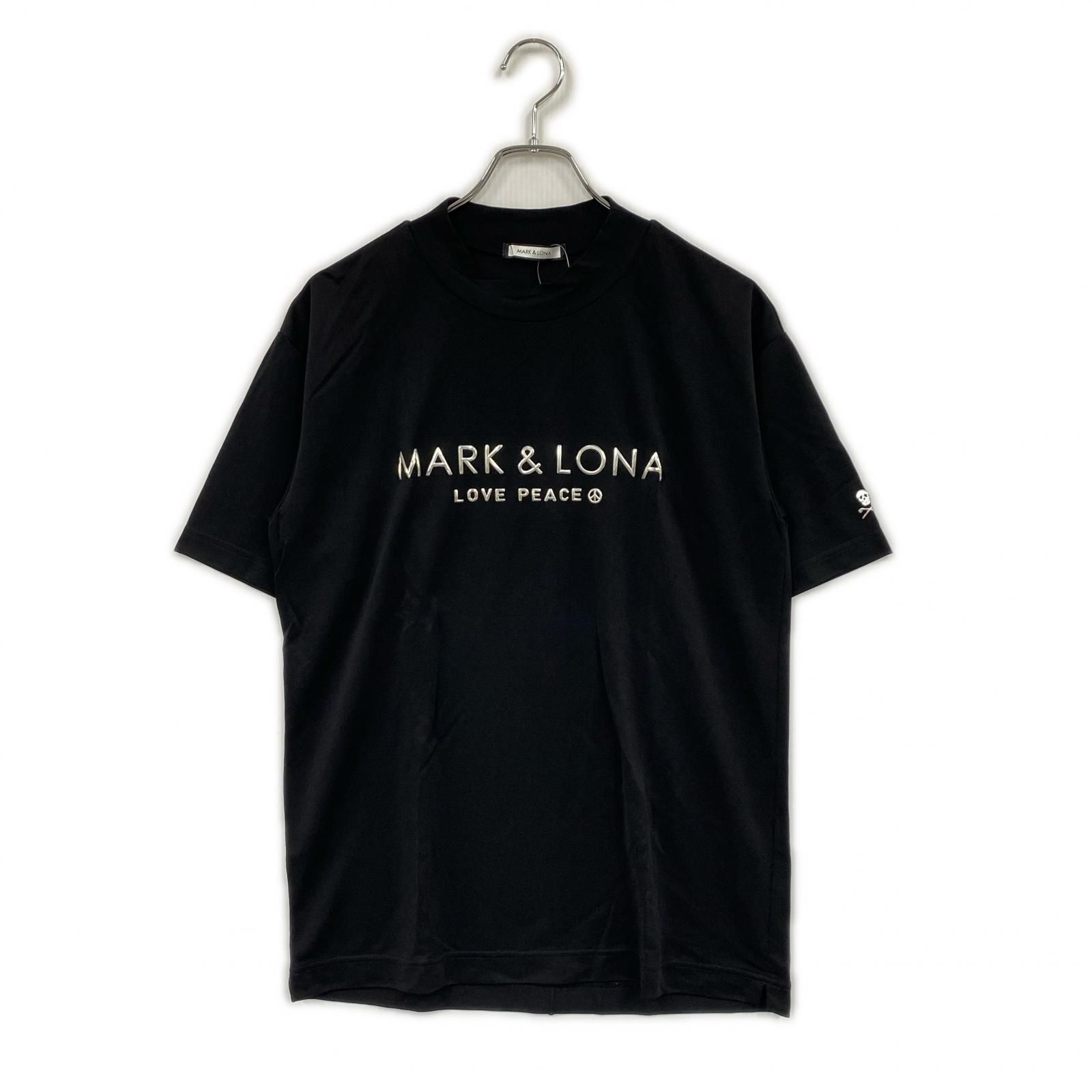 中古 メンズ マークアンドロナ MARK&LONA 半袖シャツ 46(M) ブラック 黒 モックネック