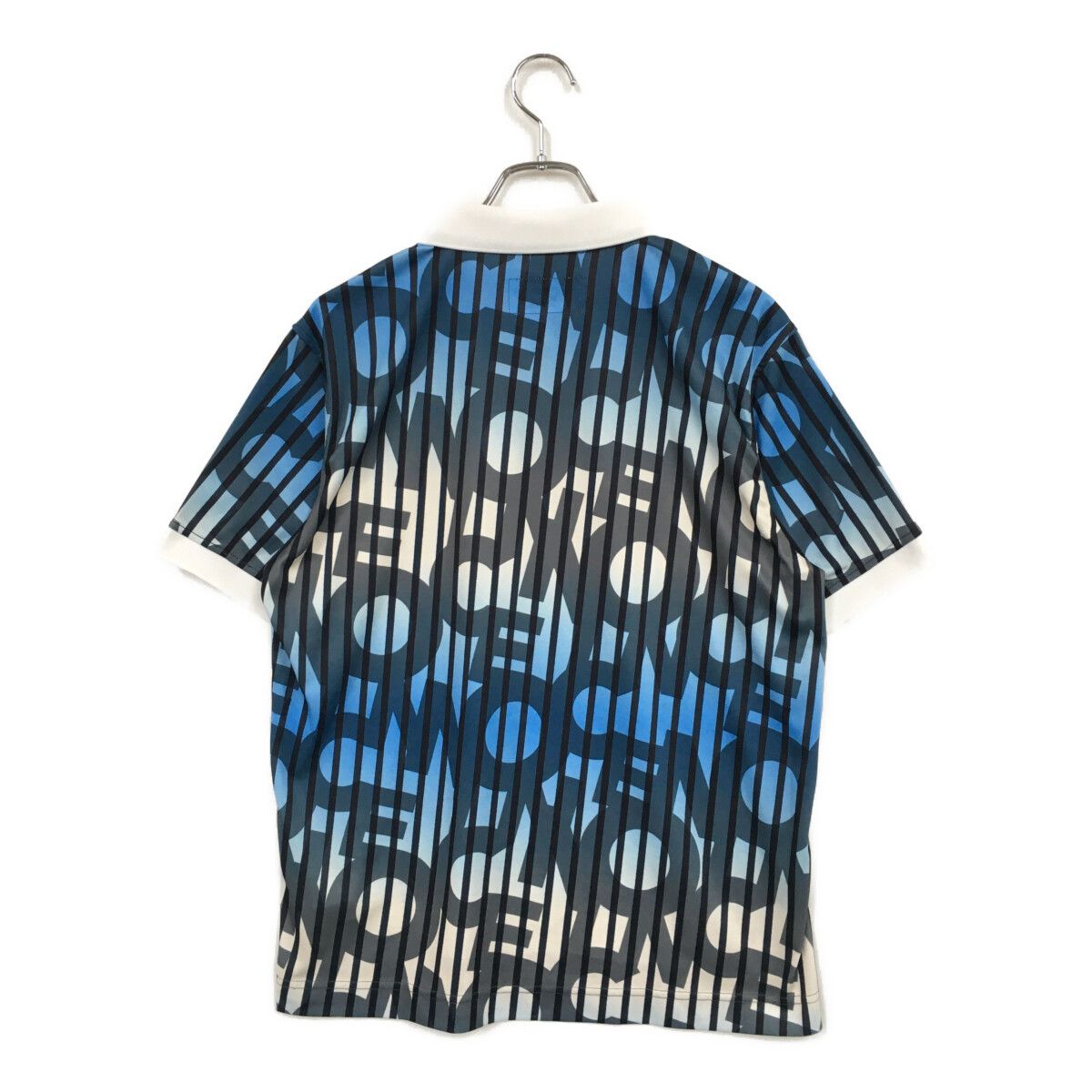 【新品タグ付】HORN GARMENT バンダナ柄 ポロシャツ サイズ36 S 中古 メンズ ホーンガーメント HORN GARMENT 半袖ポロシャツ 48(L) 青
