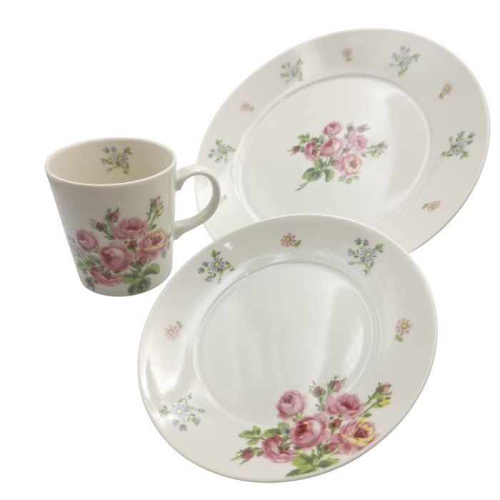 新品 未使用 LAURA ASHLEY バンチェッド 薔薇 9ピース セット 未使用品】 LAURA ASHLEY ローラ アシュレイ Bunched Roses