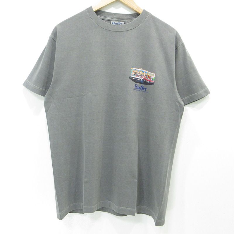 【三重本店】 中古 BUFFER | バッファ HUMAN MADE ヒューマンメイド SCENE TEE シーン半袖Tシャツ グラフィックプリント BF31TE045 グレー サイズ：3 【103】