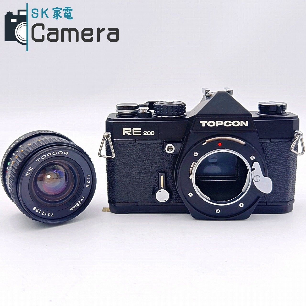 中古】 TOPCON RE200 RE TOPCOR 28mm F2.8 シャッター 露出 動作