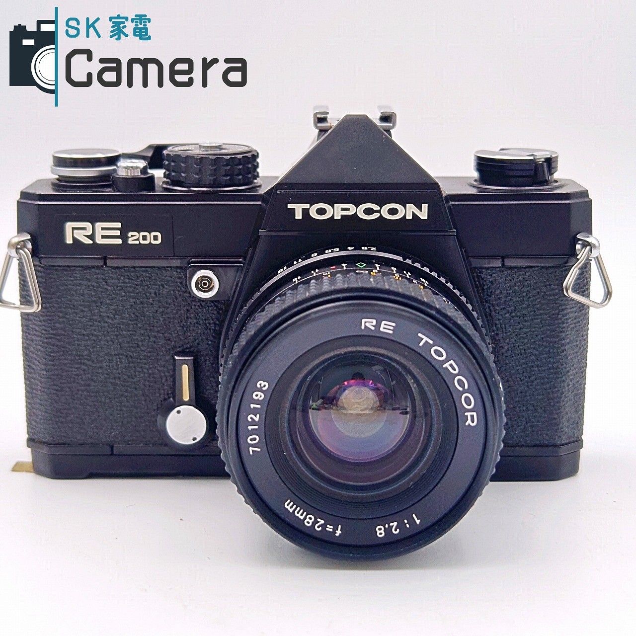 中古】 TOPCON RE200 RE TOPCOR 28mm F2.8 シャッター 露出 動作